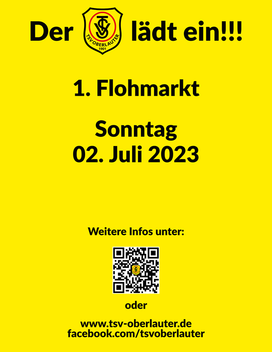 Flohmarkt TSV Oberlauter 2023